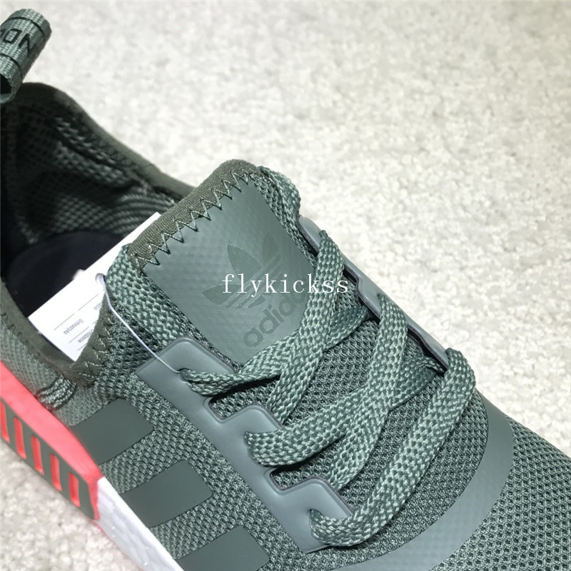 Real Boost Adidas NMD R1 Green